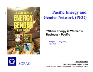 Where Energy is Women’s Business – The Pacific