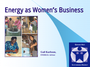 Energy as Women’s Business