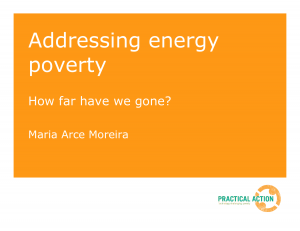 Addressing energy poverty: How far have we gone?