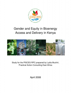 Gender and Equity in Bioenergy Access and Delivery in Kenya