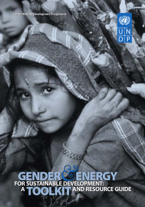 Gender & Energy for Sustainable Development: A Toolkit and Resource Guide