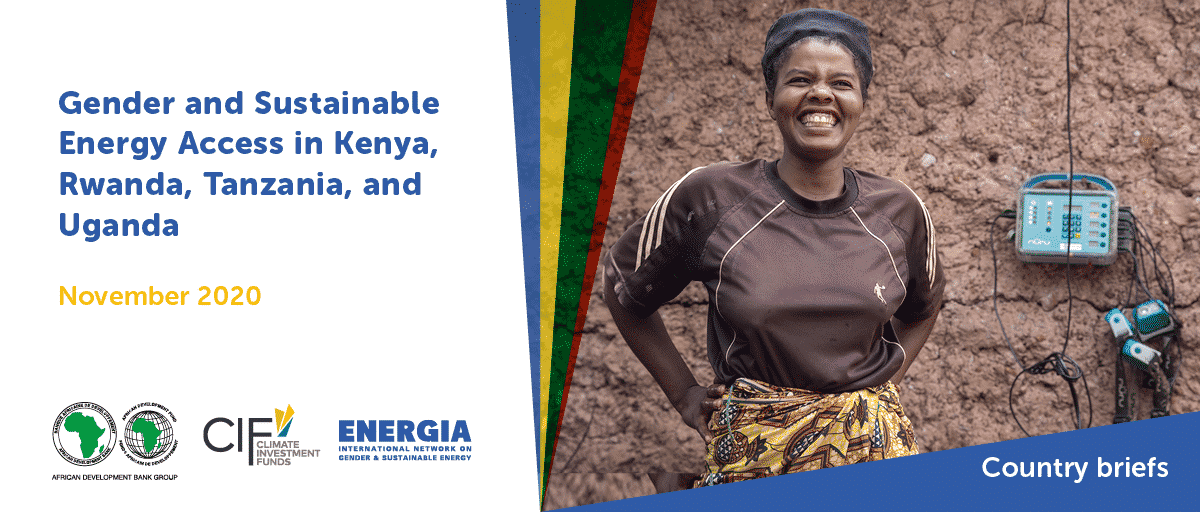 ENERGIA, the African Development Bank, and the Climate Investment Funds join efforts to strengthen gender in the energy sector in Africa