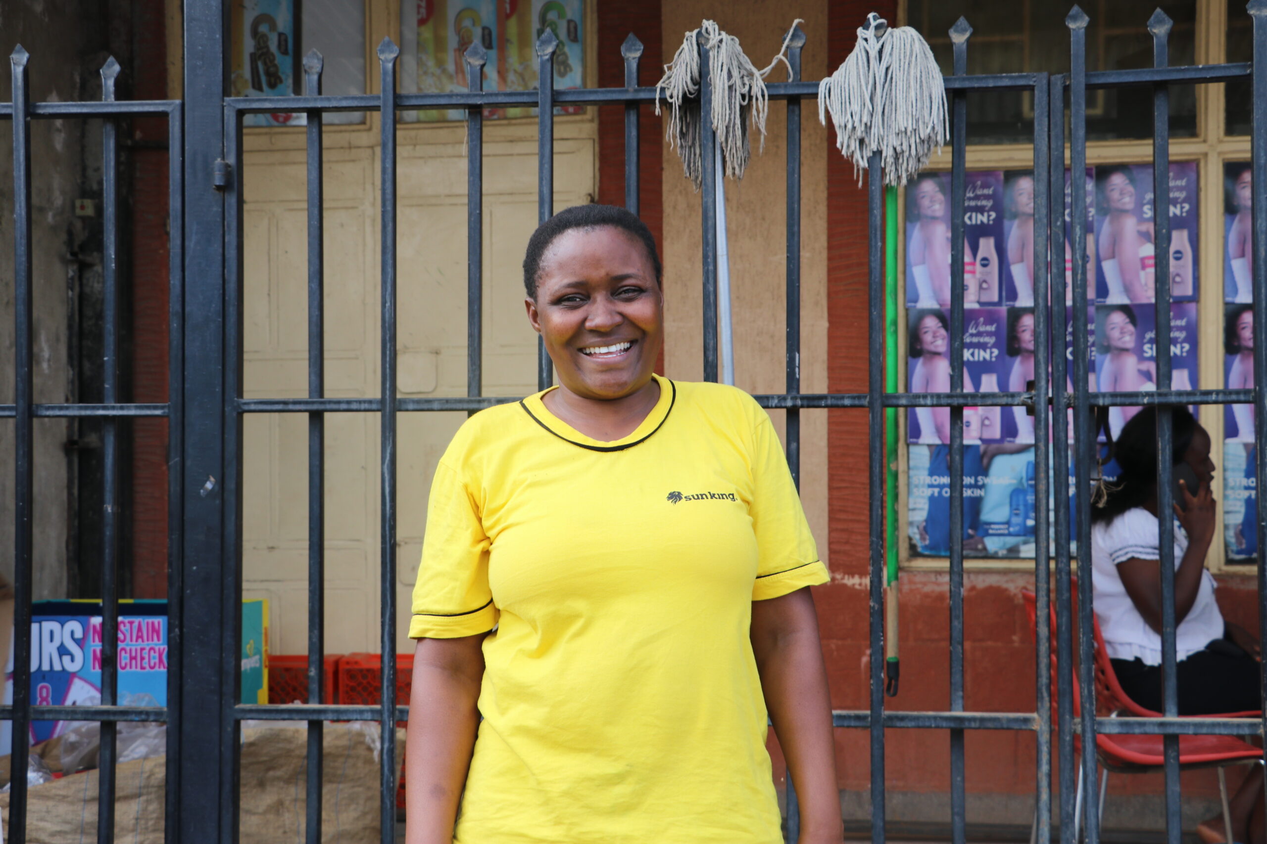 Rebecca is promoting productive uses of energy to enhance livelihoods in her community