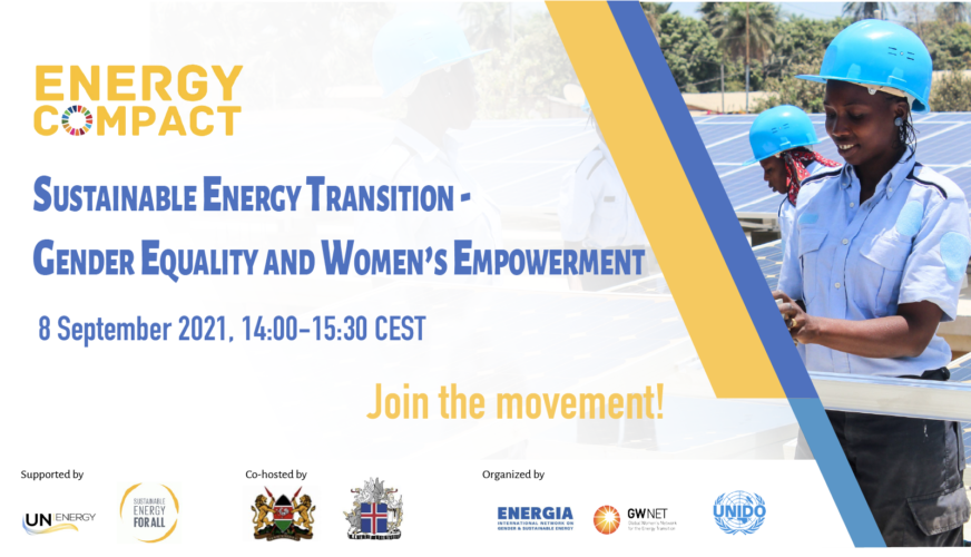 Energy compact on Gender and Energy: Deep-Dive Workshop - Energia