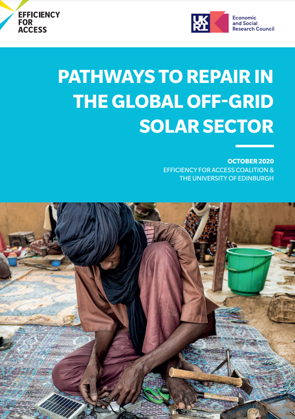 Pathways to Repair in the Global Off-Grid Solar Sector